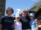 The Matterhorn was our constant companion