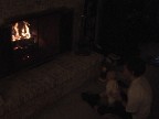 mesmerized by the fire
